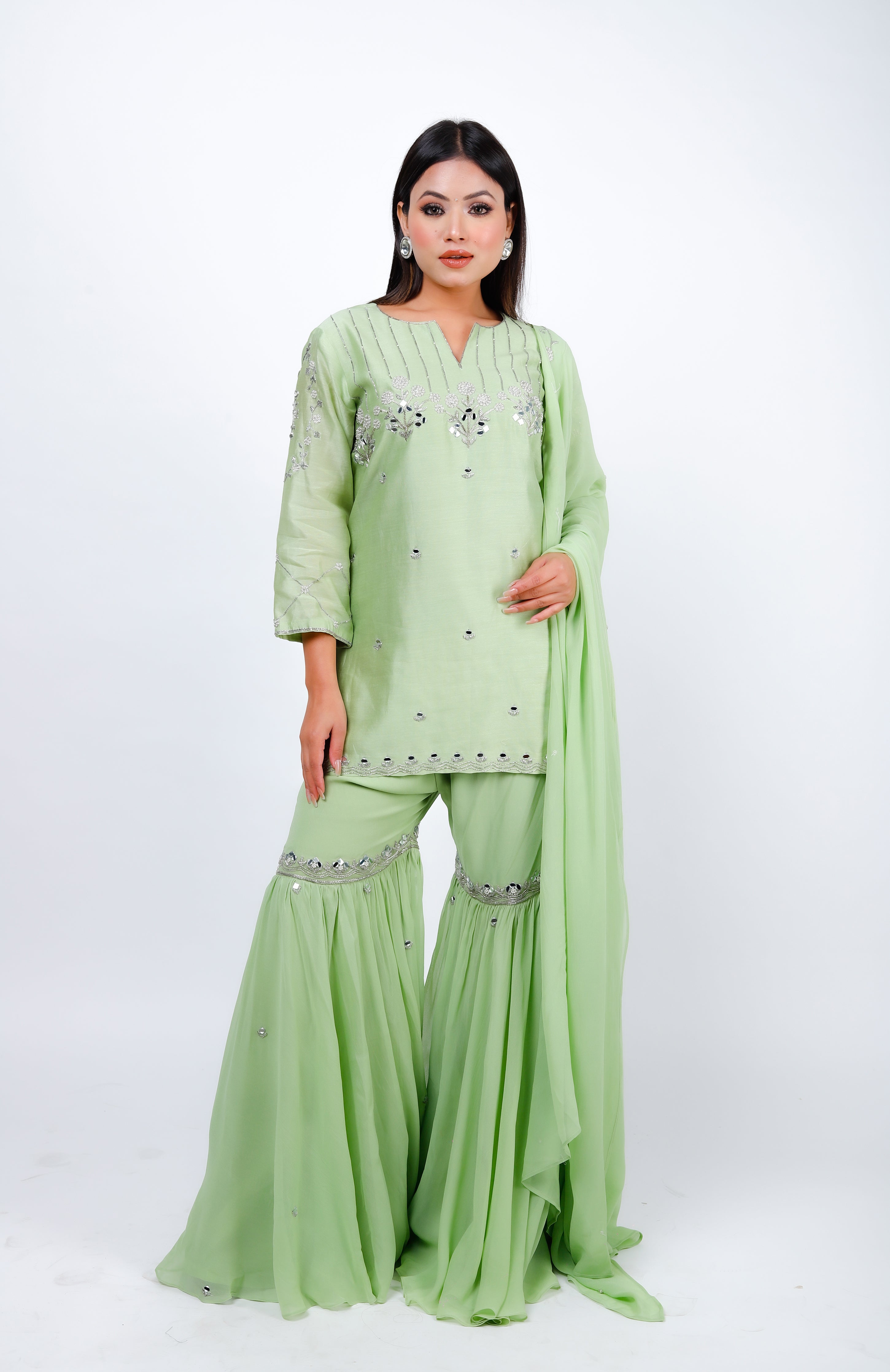 Mirror Work Garara Suit